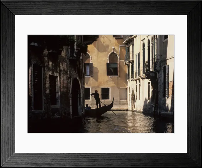 Framed Print : Gondola in the Venice canals Framed Print : Gondola in the Venice canals