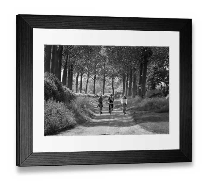 Framed Print : Summer cycling in Ashleworth, Gloucestershire, England Framed Print : Summer cycling in Ashleworth, Gloucestershire, England