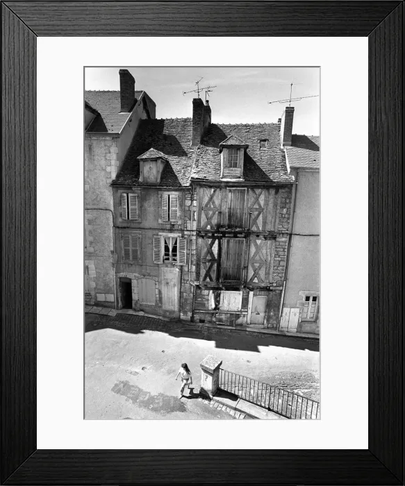 Framed Print : Timber-framed house, Auxerre sur Yonne, France Framed Print : Timber-framed house, Auxerre sur Yonne, France
