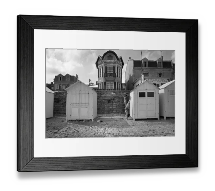 Framed Print : Handstand on the beach Langrune Sur Mar, Normandy, France Framed Print : Handstand on the beach Langrune Sur Mar, Normandy, France