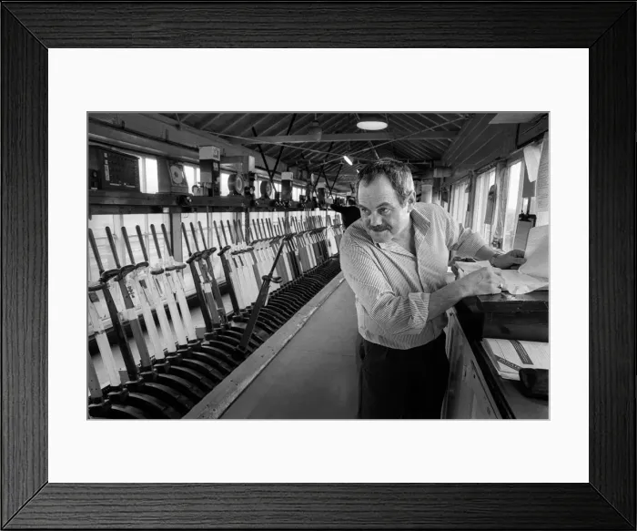 Framed Print : A signalman at work at Shrewsbury, Shropshire, England Framed Print : A signalman at work at Shrewsbury, Shropshire, England