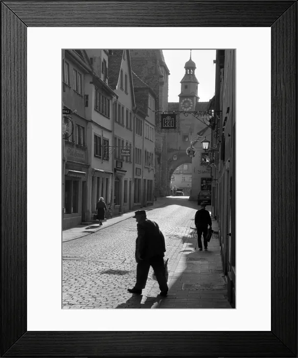 Framed Print : Rothenburg ob der Tauber, Bavaria, Germany Framed Print : Rothenburg ob der Tauber, Bavaria, Germany