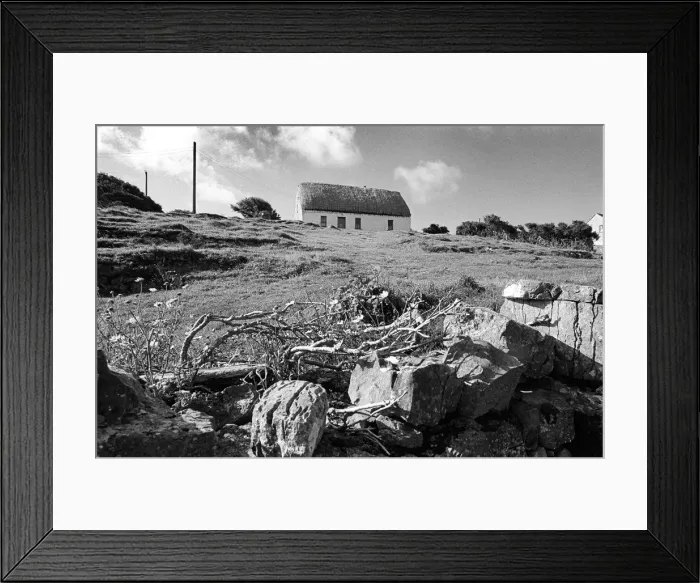 Framed Print : Croft cottage on the island of Innishmore, Aran Islands Framed Print : Croft cottage on the island of Innishmore, Aran Islands