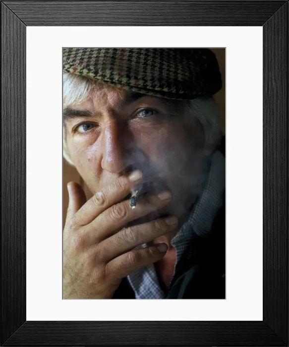 Framed Print : Portrait of male poacher in Cambridgeshire pub Framed Print : Portrait of male poacher in Cambridgeshire pub
