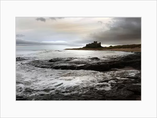 Bamburgh Castle, Northumberland. Looking south east