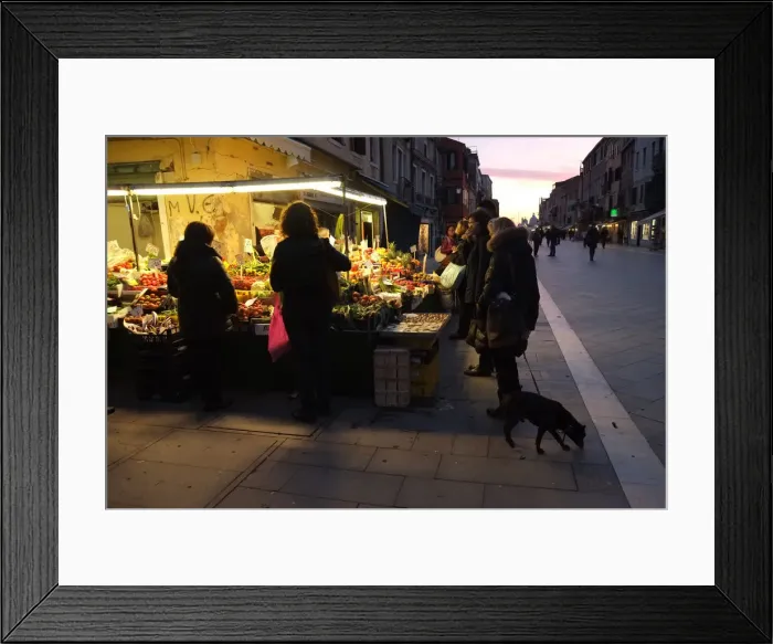 Framed Print : Via Garibaldi, Castello, Venice, Italy, early evening Framed Print : Via Garibaldi, Castello, Venice, Italy, early evening