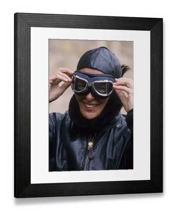 Framed Print : Hispano Suiza woman rally driver Framed Print : Hispano Suiza woman rally driver