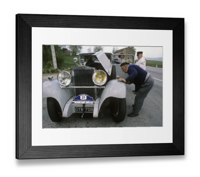 Framed Print : Hispano Suiza car rally - Santander to Madrid Framed Print : Hispano Suiza car rally - Santander to Madrid