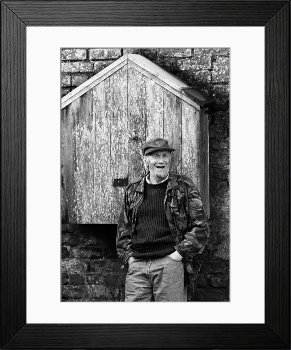 Framed Print : Portrait of local character, Jake, Garlieston, SW Scotland Framed Print : Portrait of local character, Jake, Garlieston, SW Scotland