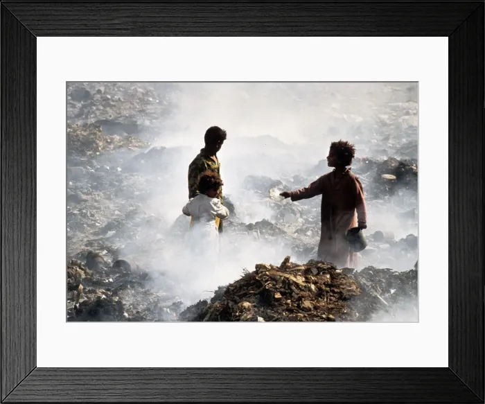Framed Print : Zabbaleen of Mokattam, Cairo, Egypt - 1 Framed Print : Zabbaleen of Mokattam, Cairo, Egypt - 1