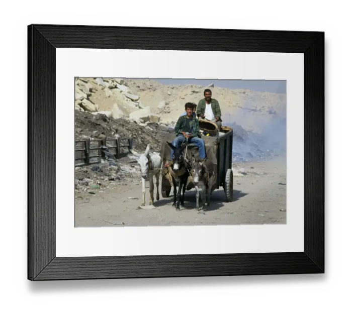 Framed Print : Zabbaleen of Mokattam, Cairo, Egypt - 7 Framed Print : Zabbaleen of Mokattam, Cairo, Egypt - 7