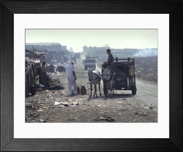 Framed Print : Zabbaleen of Mokattam, Cairo, Egypt - 8 Framed Print : Zabbaleen of Mokattam, Cairo, Egypt - 8