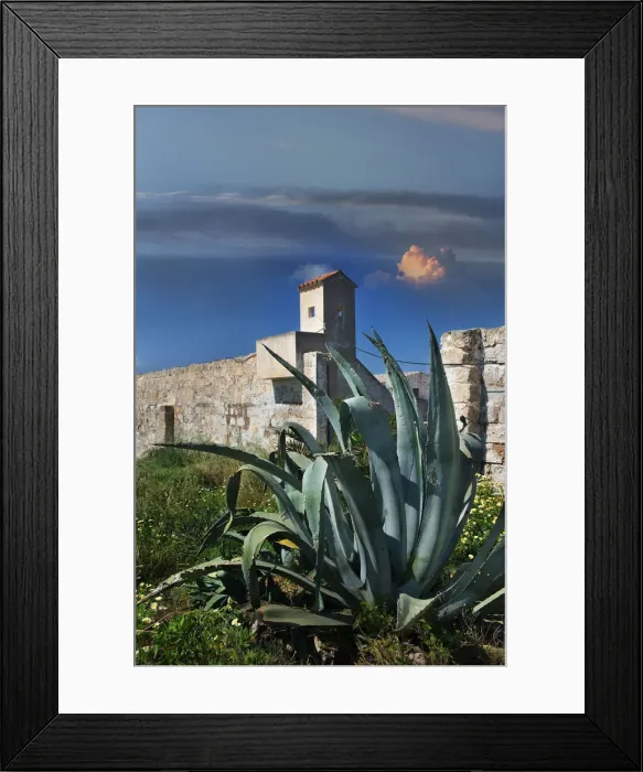 Framed Print : La Mola at the entrance to Mahon Harbour, Menorca, Spain Framed Print : La Mola at the entrance to Mahon Harbour, Menorca, Spain