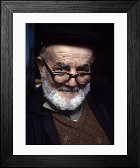 Framed Print : Portrait of a man outside an Istanbul shop, Turkey Framed Print : Portrait of a man outside an Istanbul shop, Turkey