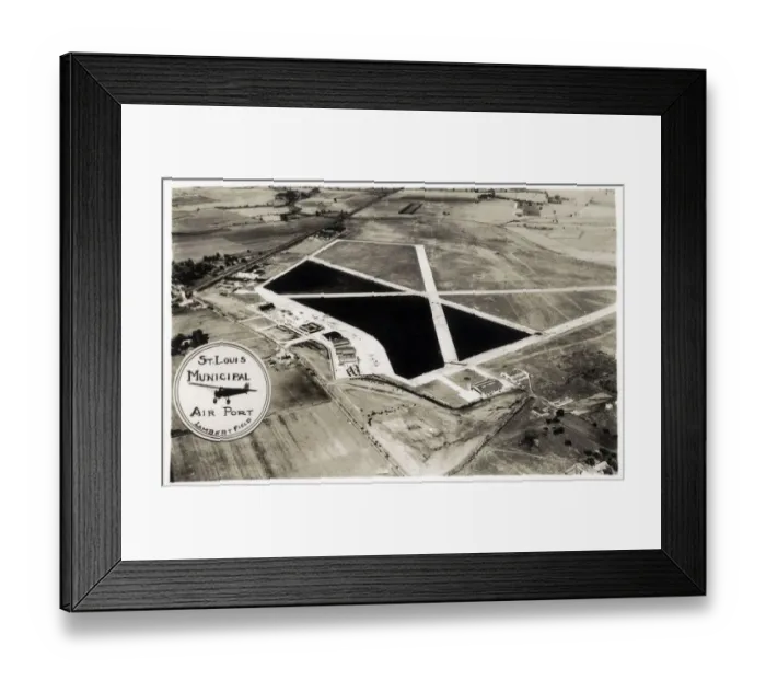 Framed Print : St. Louis Municipal Airport - Lambert Field Framed Print : St. Louis Municipal Airport - Lambert Field