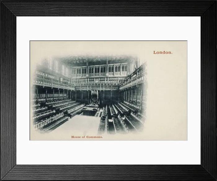 Framed Print : London - The Interior of the Chamber of the House of Commons Framed Print : London - The Interior of the Chamber of the House of Commons