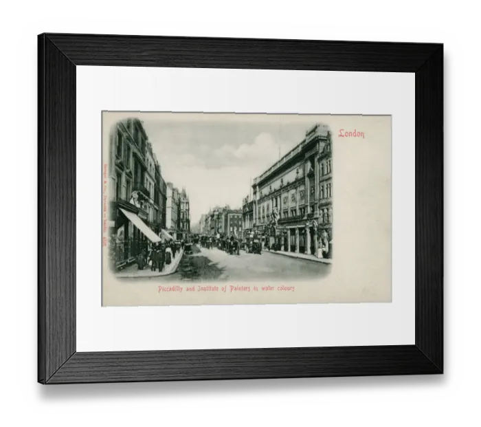 Framed Print : London - The Royal Institute of Painters in Water Colours Framed Print : London - The Royal Institute of Painters in Water Colours