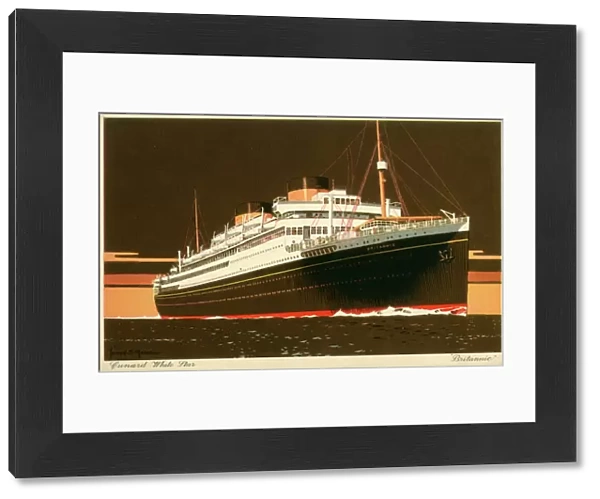 MV Britannic - Cunard White Star transatlantic ocean liner
