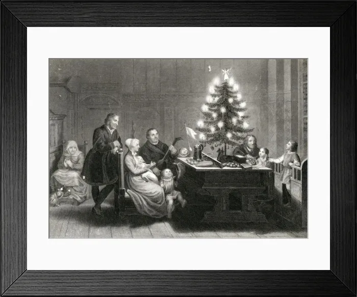 Framed Print : LUTHERs CHRISTMAS Framed Print : LUTHERs CHRISTMAS
