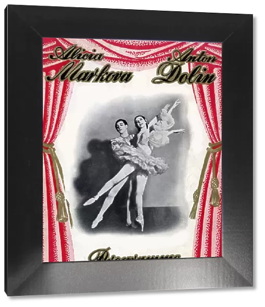 Programme for Alicia Markova and Anton Dolin showcase
