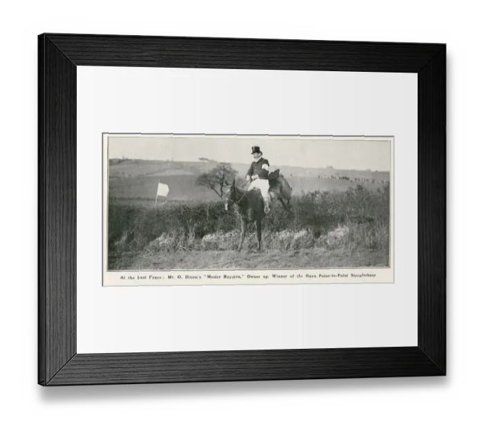 Framed Print : Oliver Dixon on Master Royston Framed Print : Oliver Dixon on Master Royston