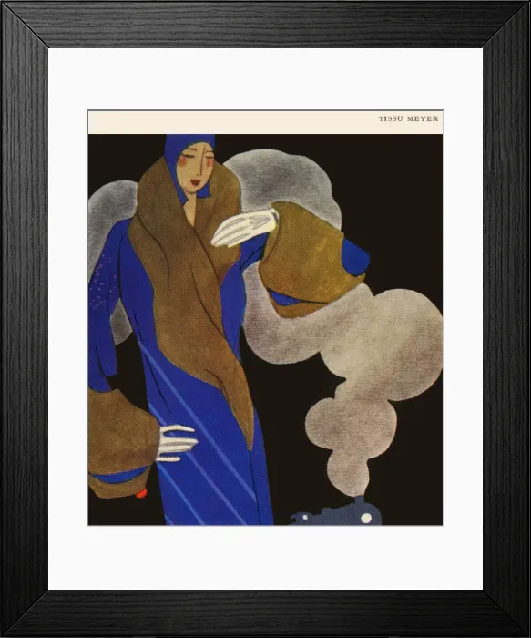 Framed Print : FEMALE TYPE / WINTER COAT Framed Print : FEMALE TYPE / WINTER COAT