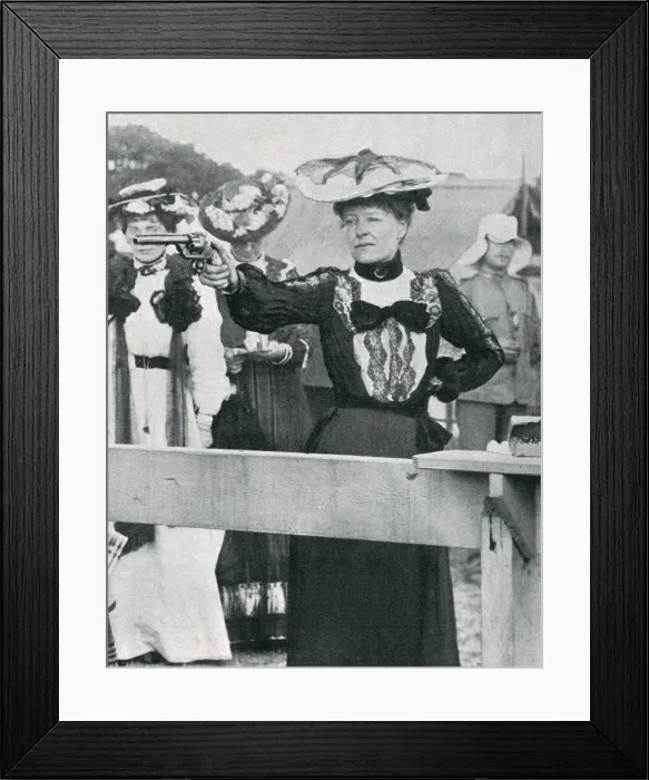 Framed Print : Mrs Rosling at Bisley Framed Print : Mrs Rosling at Bisley