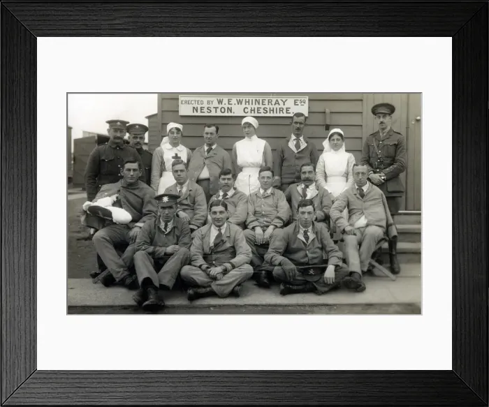 Framed Print : WW1 Home Front - British Red Cross Hospital at Netley
