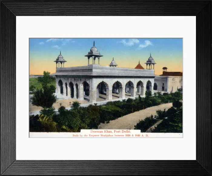 Framed Print : Delhi, India - Exterior of Diwan-i-Khas, Fort Delhi Framed Print : Delhi, India - Exterior of Diwan-i-Khas, Fort Delhi