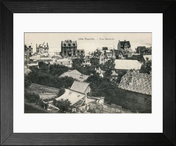 Framed Print : Pourville-sur-Mer, France - Panoramic view Framed Print : Pourville-sur-Mer, France - Panoramic view