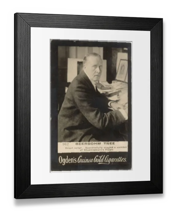 Framed Print : Sir Herbert Beerbohm Tree, English actor and theatre manager Framed Print : Sir Herbert Beerbohm Tree, English actor and theatre manager