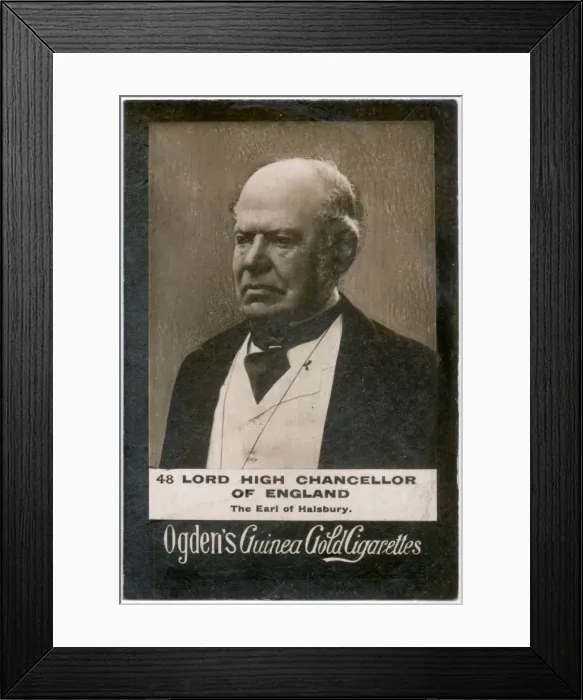 Framed Print : Hardinge Gifford, Earl of Halsbury, lawyer and politician Framed Print : Hardinge Gifford, Earl of Halsbury, lawyer and politician