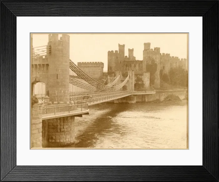 Framed Print : Conwy (Conway) Castle and bridge, North Wales Framed Print : Conwy (Conway) Castle and bridge, North Wales