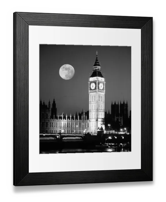 Framed Print : Westminster fantasy Created in the photographers darkroom Framed Print : Westminster fantasy Created in the photographers darkroom