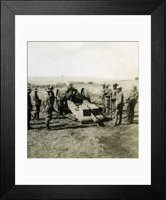 Framed Print : Naval guns at Schwartzkop, South Africa Framed Print : Naval guns at Schwartzkop, South Africa
