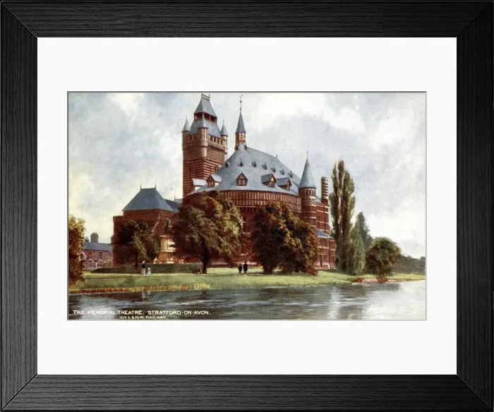 Framed Print : Memorial Theatre, Stratford-on-Avon, Warwickshire Framed Print : Memorial Theatre, Stratford-on-Avon, Warwickshire