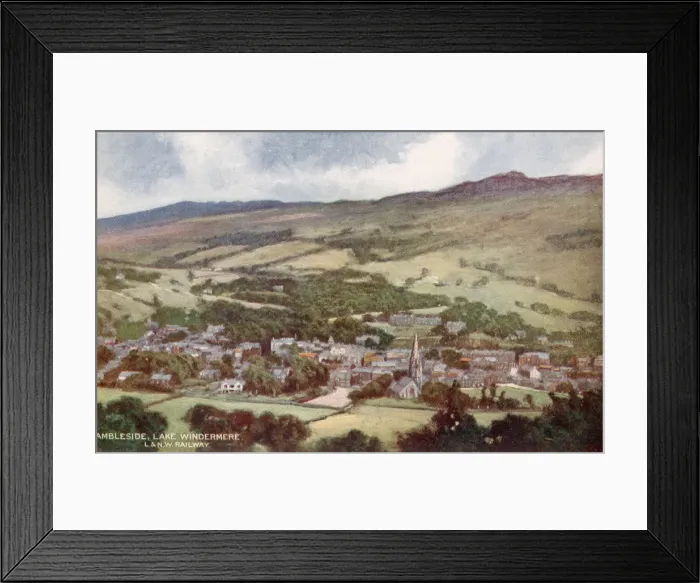 Framed Print : Ambleside, Lake Windermere, Lake District, Cumbria Framed Print : Ambleside, Lake Windermere, Lake District, Cumbria