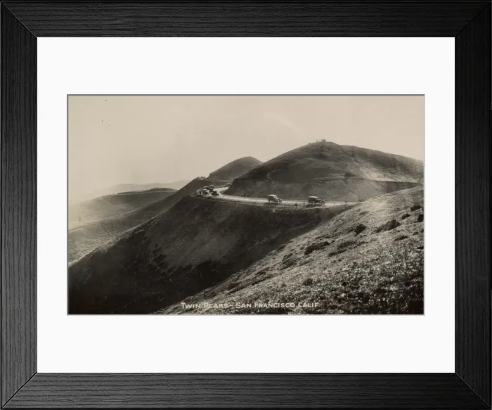 Framed Print : Twin Peaks, San Francisco, California, USA Framed Print : Twin Peaks, San Francisco, California, USA