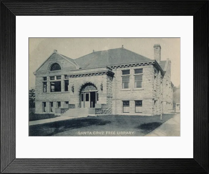 Framed Print : Free Library, Santa Cruz, California, USA Framed Print : Free Library, Santa Cruz, California, USA