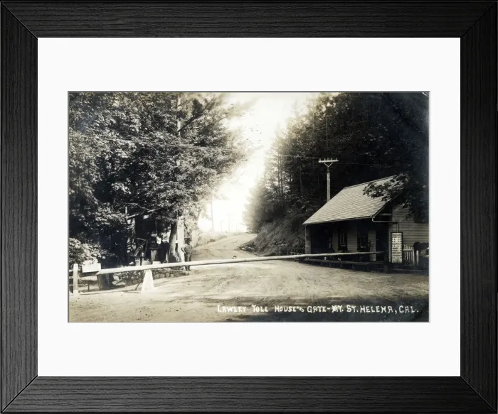 Framed Print : Lawley Tollhouse, Mount St Helena, California, USA Framed Print : Lawley Tollhouse, Mount St Helena, California, USA