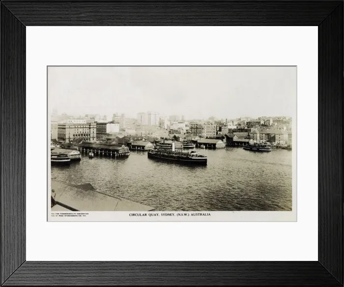 Framed Print : Circular Quay, Sydney, New South Wales, Australia Framed Print : Circular Quay, Sydney, New South Wales, Australia