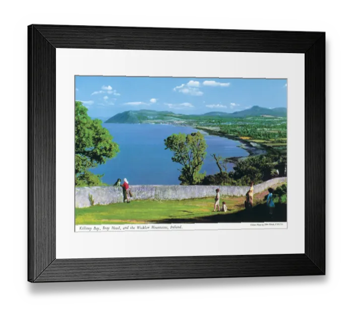Framed Print : Killiney Bay, Bray Head and the Wicklow Mountains Framed Print : Killiney Bay, Bray Head and the Wicklow Mountains