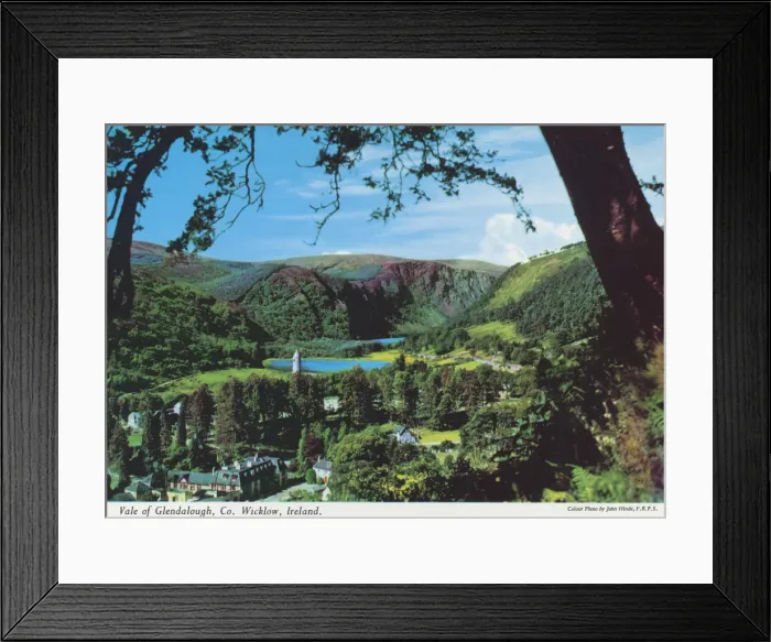 Framed Print : Vale of Glendalough, County Wicklow Ireland Framed Print : Vale of Glendalough, County Wicklow Ireland