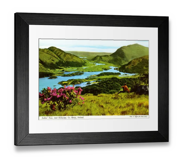 Framed Print : Ladies View, Near Killarney, County Kerry Ireland Framed Print : Ladies View, Near Killarney, County Kerry Ireland