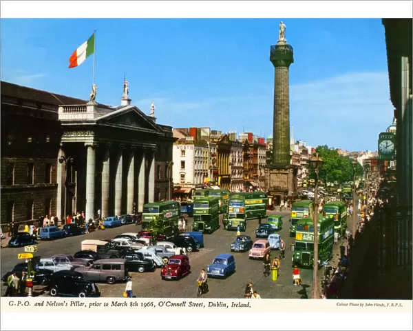 Nelsons Pillar and The General Post Office O Connell St