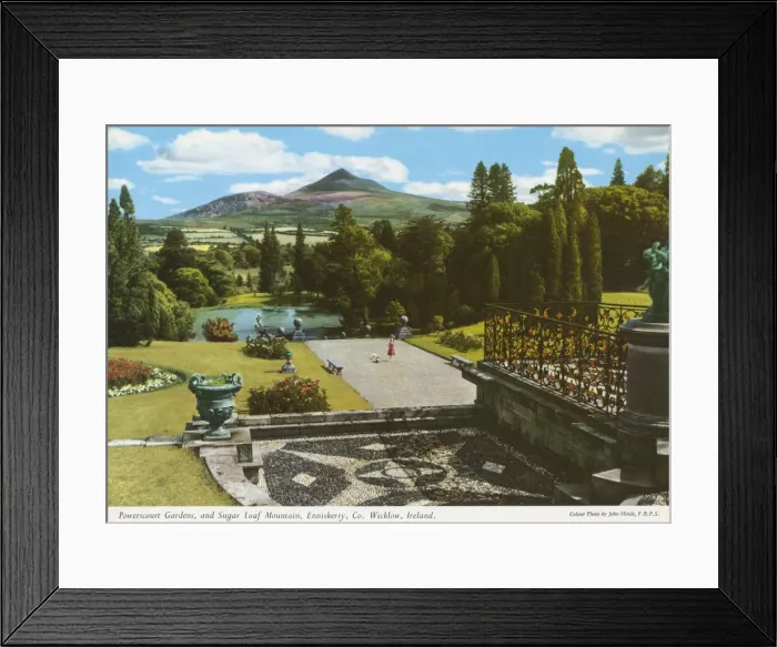 Framed Print : Powerscourt Gardens, Sugar Loaf Mountain, Enniskerry Framed Print : Powerscourt Gardens, Sugar Loaf Mountain, Enniskerry