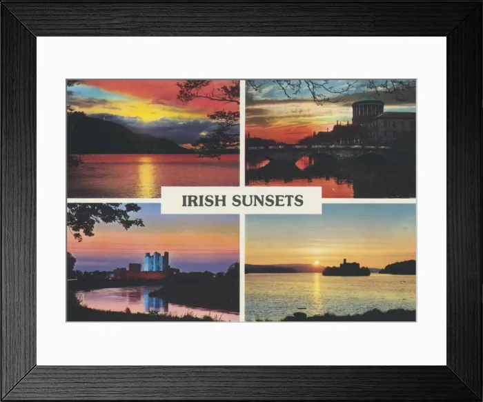 Framed Print : Coastal Sunset, Republic of Ireland Framed Print : Coastal Sunset, Republic of Ireland