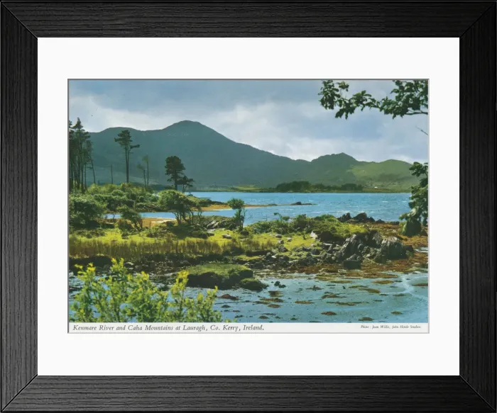 Framed Print : Kenmare River and Caha Mountains at Lauragh, County Kerry Framed Print : Kenmare River and Caha Mountains at Lauragh, County Kerry