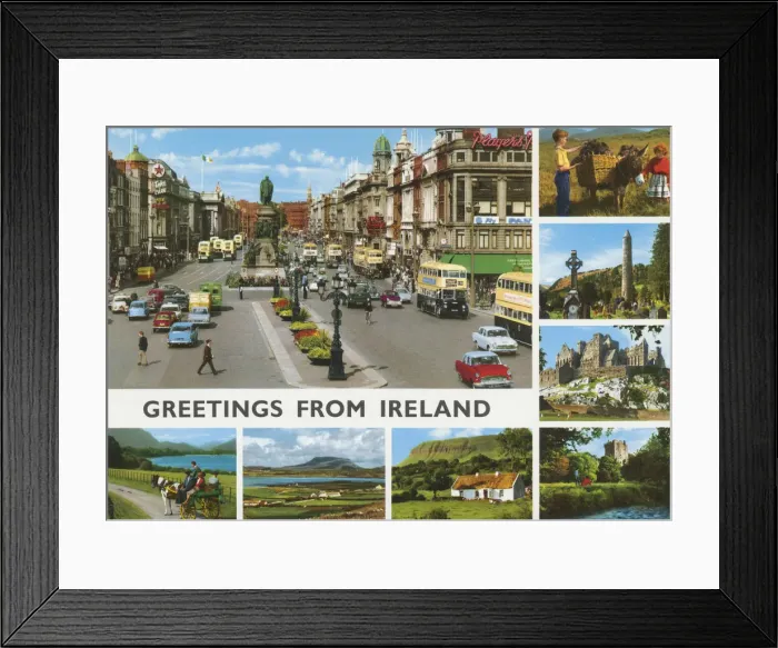 Framed Print : Greeting From Ireland Framed Print : Greeting From Ireland