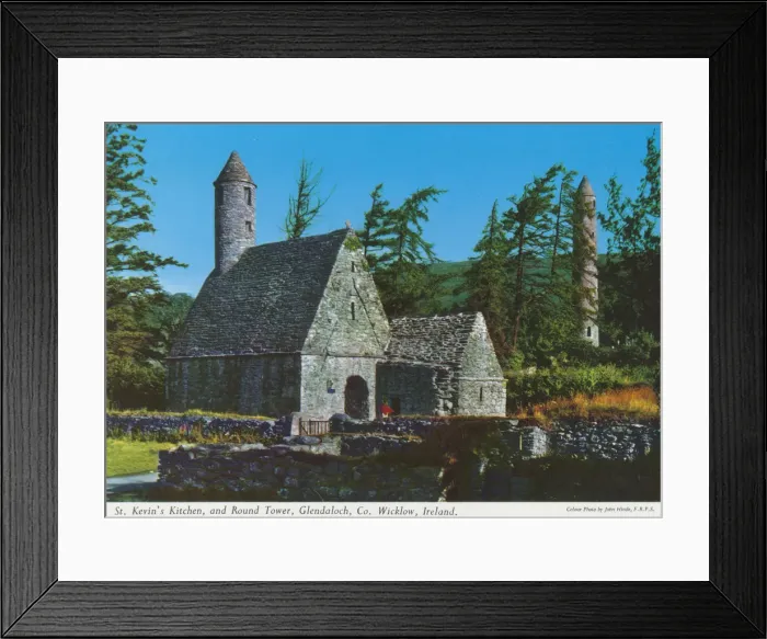 Framed Print : St Kevins Kitchen and Round Tower Glendalough, Co Wicklow Framed Print : St Kevins Kitchen and Round Tower Glendalough, Co Wicklow